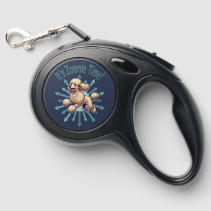 It’s Zoomie Time Poodle Retractable Pet Leash