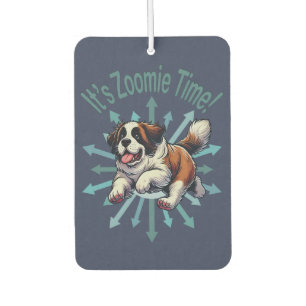 It’s Zoomie Time Saint Bernard Air Freshener