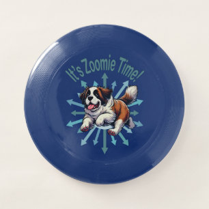 It’s Zoomie Time Saint Bernard Wham-O Frisbee