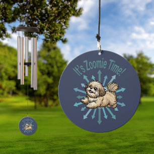 It’s Zoomie Time Shih Tzu Wind Chime
