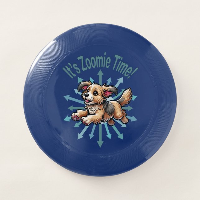 It’s Zoomie Time Small Mutt Wham-O Frisbee (Front)