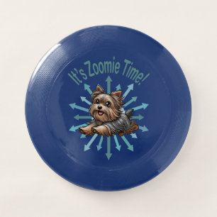 It’s Zoomie Time Yorkshire Terrier Wham-O Frisbee