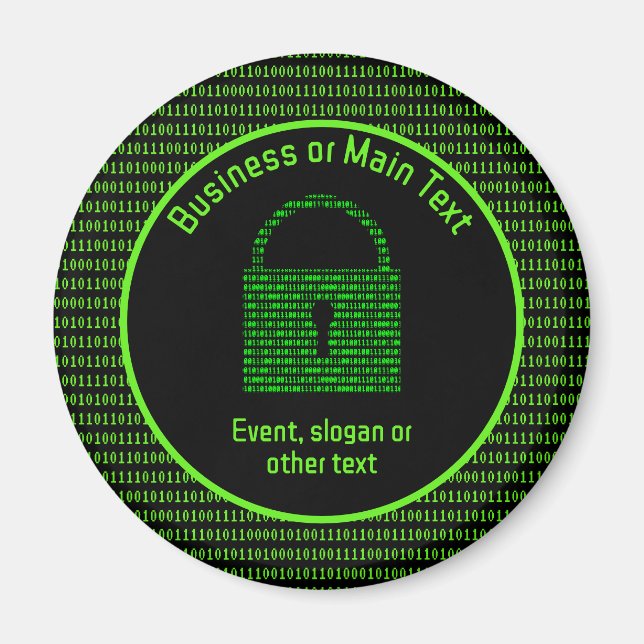 IT Security & Cyber Response Tech Business / Event Magnet (Front)