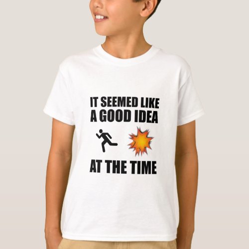 It Seemed Like A Good Idea At The Time  T_Shirt