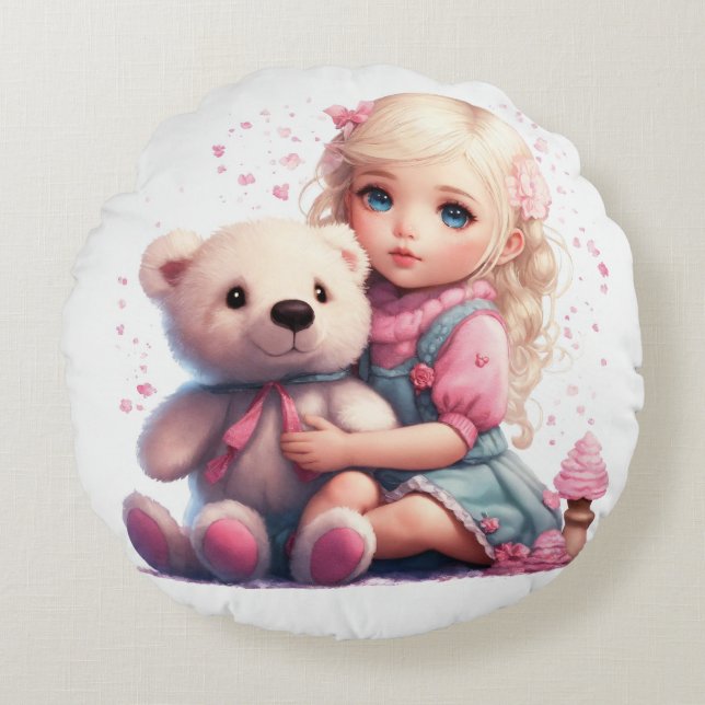 It seems like you've provided a title. How can I a Round Pillow (Front)