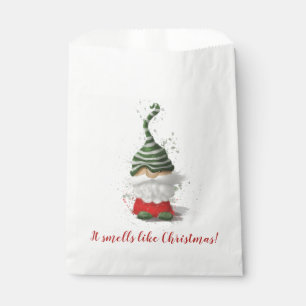 It smells like Christmas - gnome 2 Favor Bag
