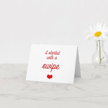 It started with a Swipe Cute Funny Valentine's Day