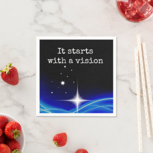 It Starts With A Vision Napkins