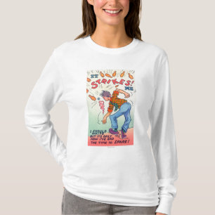 It Strikes Me, Cartoon Man Bowling T-Shirt