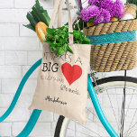 It Takes a Big Heart | Teacher Appreciation Gift Tote Bag<br><div class="desc">Every student has their favorite teacher/teaching assitant. This cute personalized tote bag is the perfect gift to show your appreciation for all their hard work throughout the school year, with the cute saying "It takes a big heart to help shape little minds.." personalized with the teachers name and a big...</div>