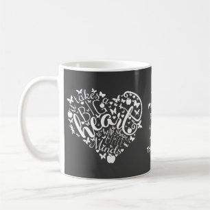 It Takes a Big Heart Teacher Gift – Chalkboard Coffee Mug