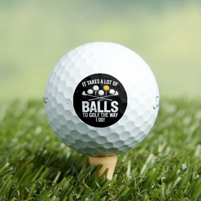 It Takes A Lot Of Balls To Golf Funny Golf Golfing (Insitu Tee)