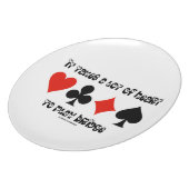 It Takes A Lot Of Heart To Play Bridge Plate (Left Side)