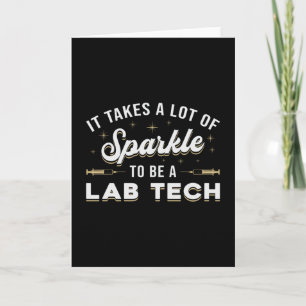 It Takes A Lot Of Sparkle Lab Tech Laboratory Gift Card