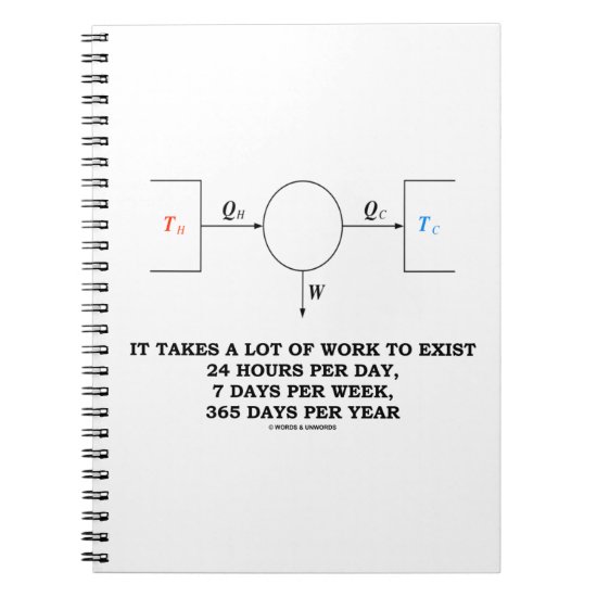 It Takes A Lot Of Work To Exist (Thermodynamics) Notebook