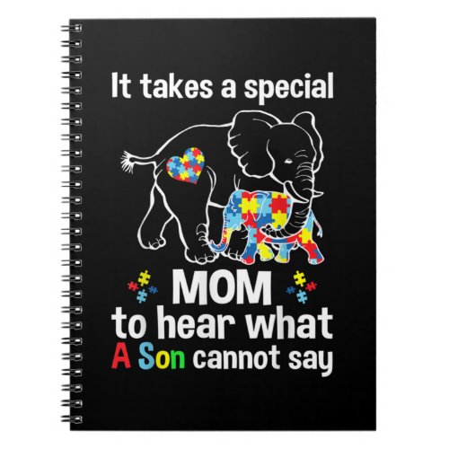 It takes a special mom to hear what a son Autism Notebook
