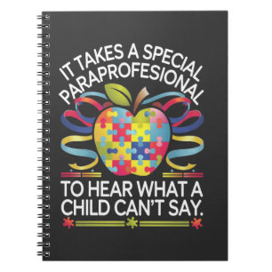 It Takes a Special Paraprofessional Autism Notebook