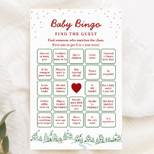 It Takes a Village Baby Bingo Find The Guest