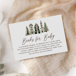 It Takes a Village Baby Shower  Books for Baby Enclosure Card