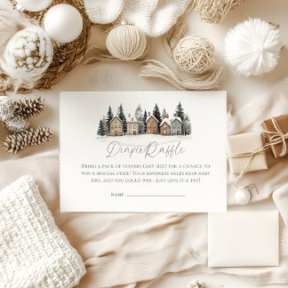 It takes a village Baby Shower Enclosure Card