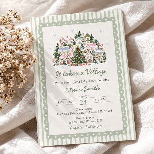 It Takes A Village Baby Shower Invitation