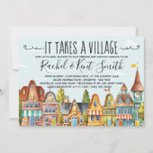It Takes A Village Baby Shower Invitation (Front)