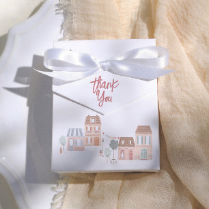 It Takes A Village Baby Shower Thank You Favor Boxes