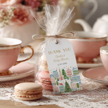 It Takes a Village Baby Shower Thank you Gift Tags