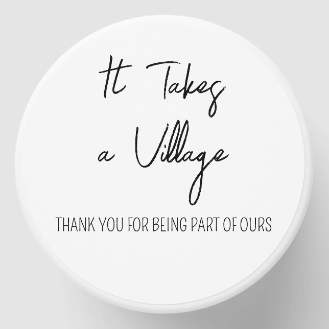 It Takes a Village Candle Gift | Thank You Candle  Mini Candle Favors (Front)