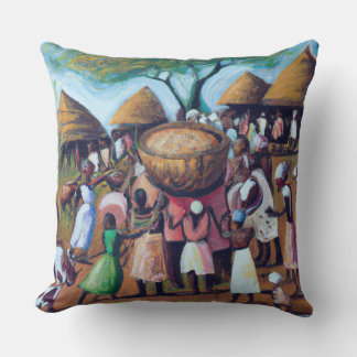 It Takes a Village Throw Pillow
