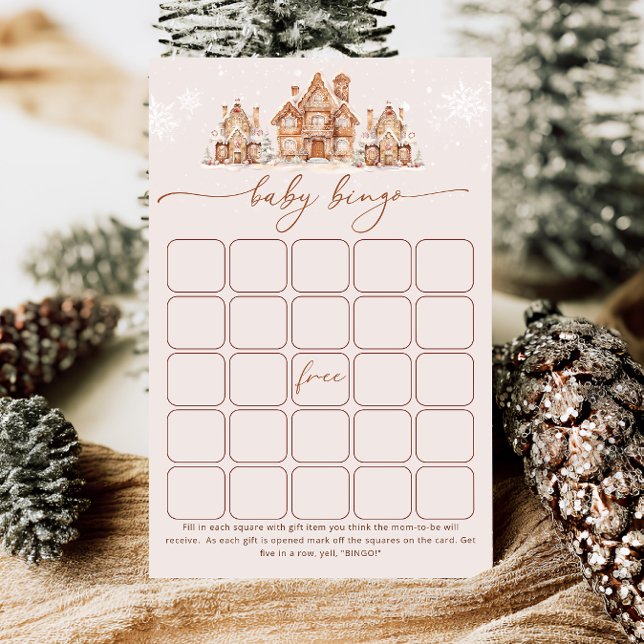 It Takes a Village Winter Baby Shower Bingo Game (Creator Uploaded)