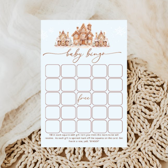 It Takes a Village Winter Baby Shower Bingo Game (Creator Uploaded)