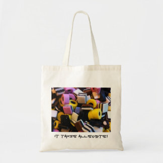 it takes allsorts tote bag