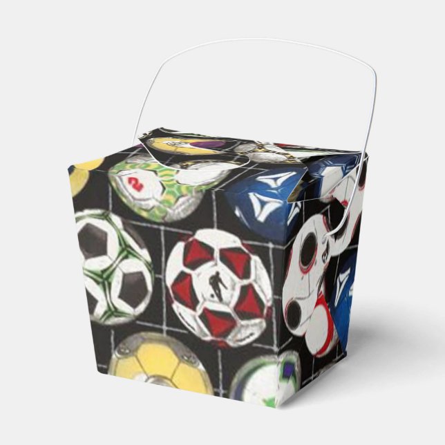 It Takes Balls to Play Soccer Favor Boxes (Front Side)