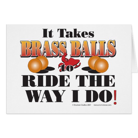IT-TAKES-BRASS-BALLS CARDS (Front Horizontal)