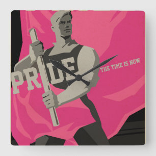 It Takes No... Pride Square Wall Clock