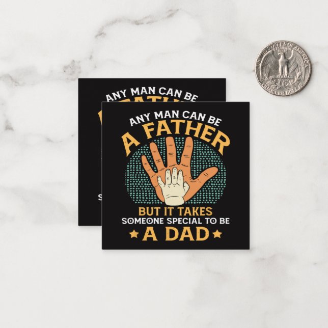  It Takes Someone Special to Be a Dad Note Card (Front/Back In Situ)