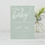 It Takes Two Joint Effort Joint Co-ed Baby Shower  Invitation