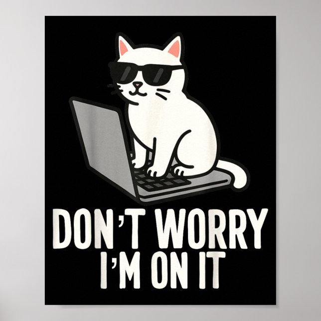 It Tech Humor Workplace Meme Help Desk Specialists Poster (Front)