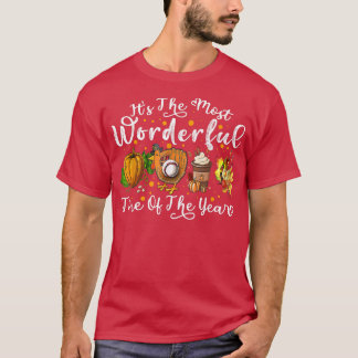 It The Most Wonderful Time Of The Year Baseball Au T-Shirt