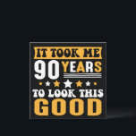 It Took Me 90 Years To Look This Good Birthday Thank You Card<br><div class="desc">It took me 90 Years to look This good! Funny 90th birthday gift for women and men. Cute birthday gift with funny quote design for turning 90. Proudly wear this shirt in your 90th birthday, or give it as a special gift for turning 90 years old beloved ones, grandpa, grandma,...</div>