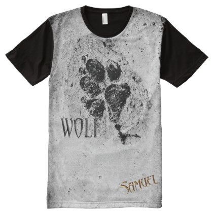 It treads Wolf All-Over-Print Shirt