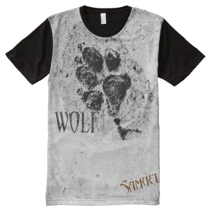 It treads Wolf All-Over-Print Shirt