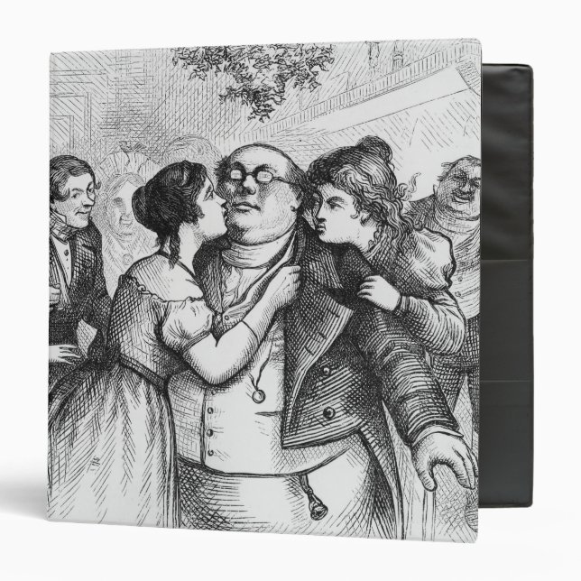 It was a pleasant thing to see Mr. Pickwick 3 Ring Binder (Front/Inside)