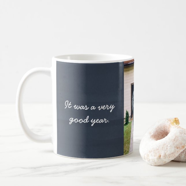 It was a very good year custom photo mug (With Donut)