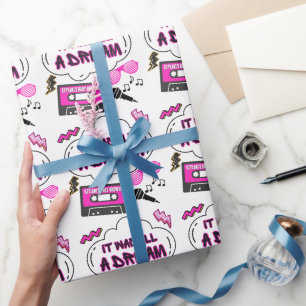 It was all a Dream Hip Hop Birthday or Baby Shower Wrapping Paper