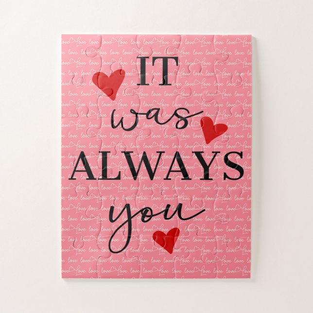 It Was Always You Jigsaw Puzzle (Vertical)