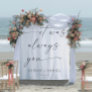 It Was Always You Quote Wedding Backdrop Banner