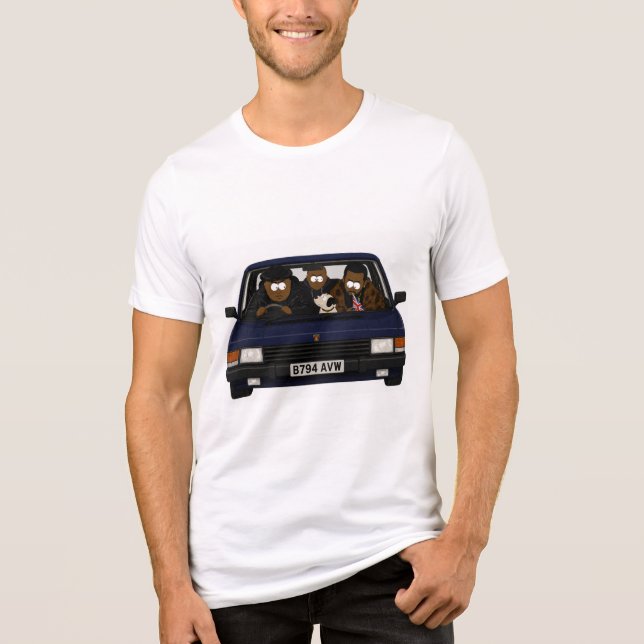 "It Was at A Funny Angle" Tri-Blend Shirt (Front)