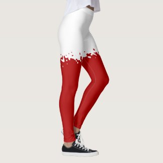 It was bloodbath! Really! Nah its red juice splash Leggings